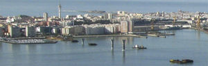 Vista general de la Bahía de Cádiz.