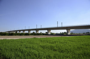 Fotografía Viaducto sobre Trasvase Tajo-Segura.