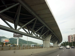 View of the deck.