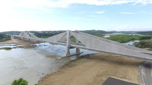 Vista general del puente.