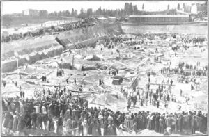 General view of the disaster area (Nuevo Mundo, April 1905).