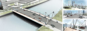 Imágenes virtuales del puente diseñado en fase de proyecto.
