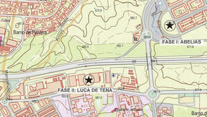 Localización del desarrollo de la nueva sede.
