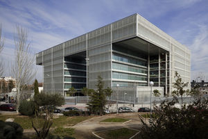 Edificio del nuevo Centro de Proceso de Datos en la calle Abelias (fase I) [1].