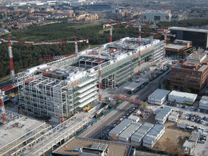 State of the project with the completed structure.