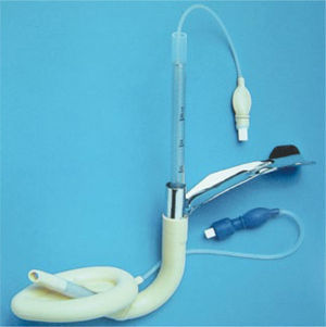 Mascarilla laríngea de intubación o Fastrach.