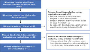 Proceso de revisión (diagrama de flujo).