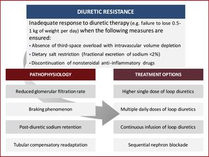 Pathophysiology-based approach to diuretic resistance.
