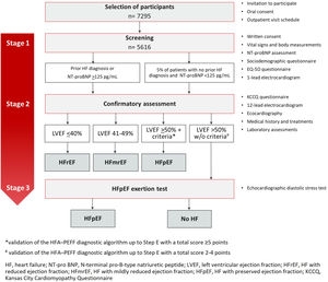 Three-stage stepwise approach to study procedures.