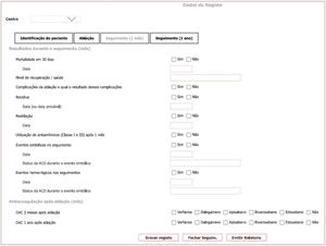Electronic questionnaire form used for the survey (part 3: one-month follow-up).