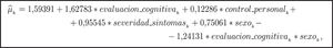 Modelo toma de decisiones RSQ y evaluación cognitiva IES Fuente: Modelo generado por el software R.