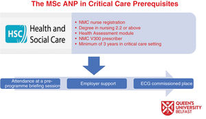 Illustration of the pre-requisites which were deemed necessary for selection and recruitment of potential trainees.