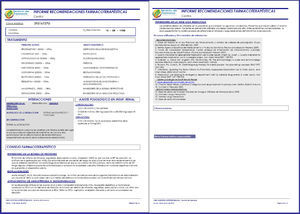 Informe farmacoterapéutico.