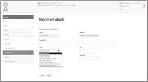 Management of the antidote stock movements.