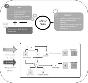 Base de un consenso Delphi y resultados.