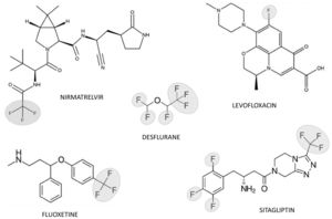 Drugs that could meet the definition of PFAS: per- and polyfluorinated alkyl substances.