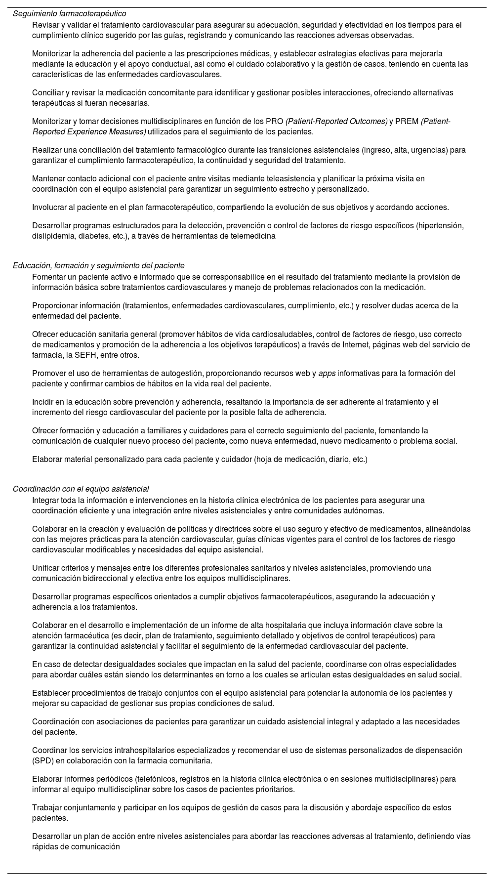 Tablas