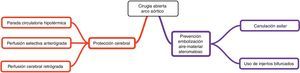 Cirugía abierta del arco aórtico. Estrategias de neuroprotección.