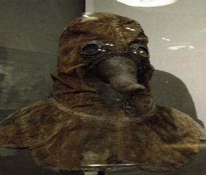 Máscara Original del médico de la peste.