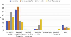 Patología de la aorta por segmentos.