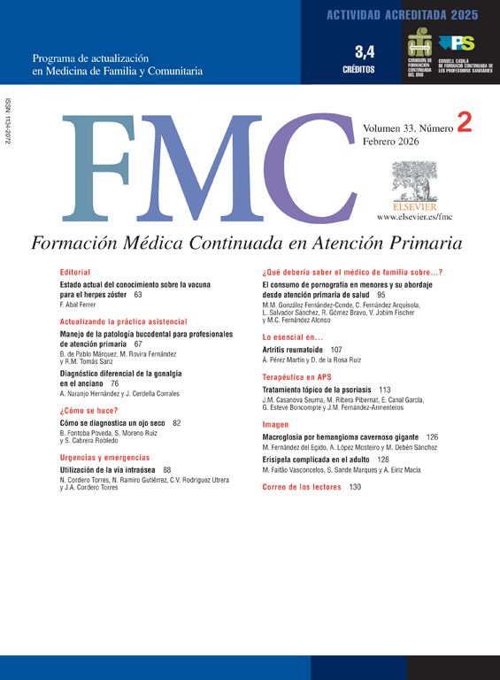 FMC. Formación Médica Continuada en Atención Primaria
