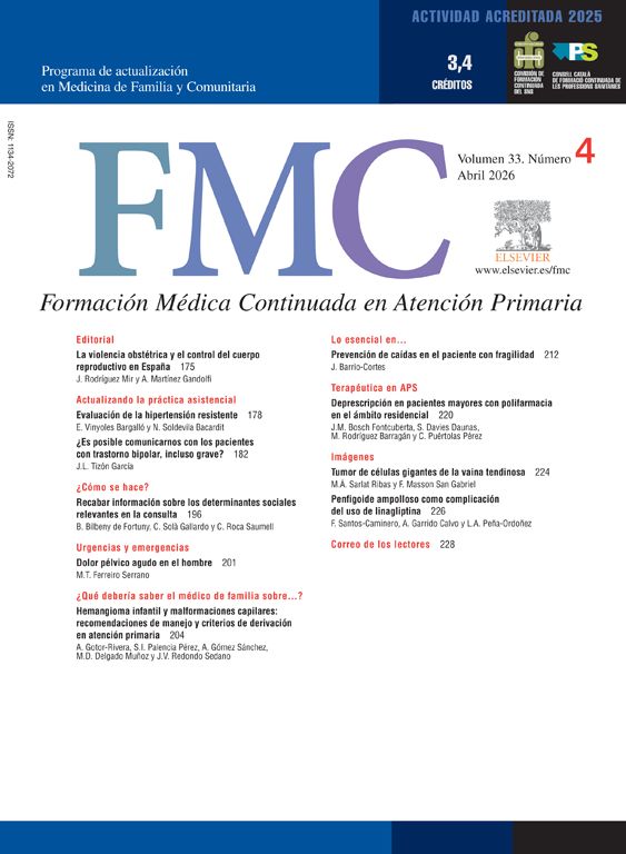 FMC. Formación Médica Continuada en Atención Primaria