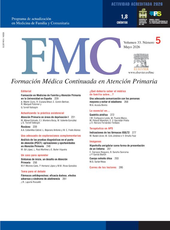 FMC. Formación Médica Continuada en Atención Primaria