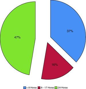 Horas diarias de cuidado.
