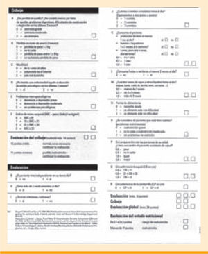 Mini Nutritional Assessment (<span class=