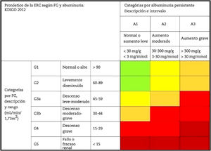 Clasificación pronóstica de la ERC14,30.