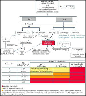 Algoritmo de diagnóstico y atención compartida entre Atención Primaria y Nefrología21.