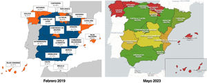 Cuota de mercado de los anticoagulantes orales de acción directa por comunidad autónoma. Fuente: IQVIA.