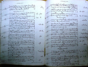 Manual del receptor general de la Obra (1535-1536). ACT, OF-1255, f. 82v-83r.