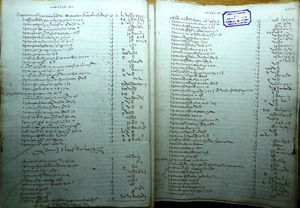 Libro mayor de cuentas del receptor general de la Obra (1535-1536). ACT, OF-1264, f. 261v-262r.