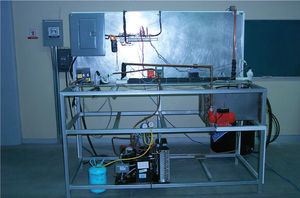 Photograph of the experimental equipment