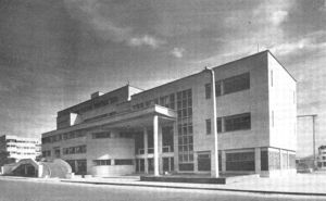 Foto del antiguo Instituto Nacional de Cardiología, 1944.