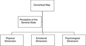 Conceptual map for development of the perception of MCFQ.