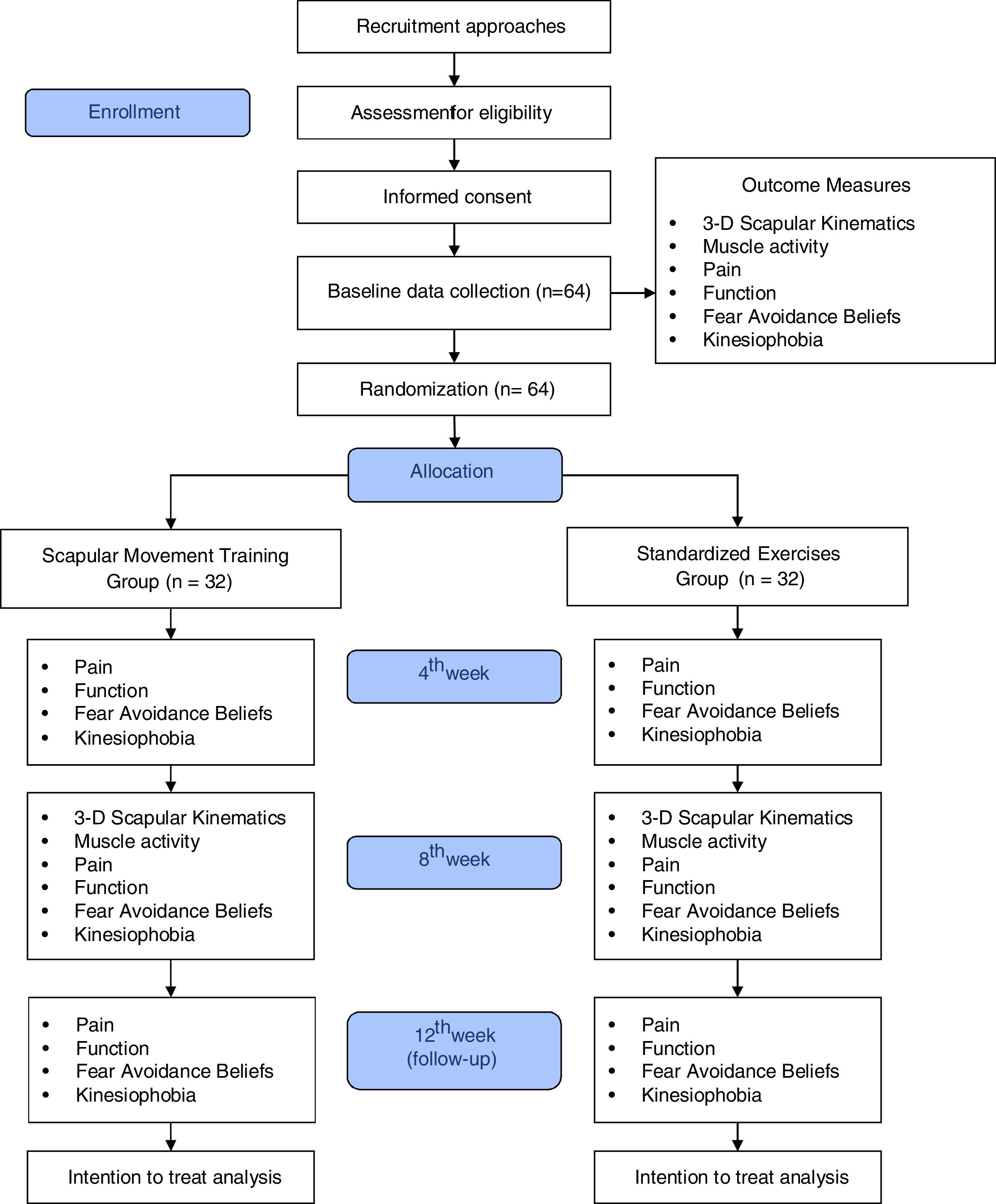 Scapular movement training versus standardized exercises for ...