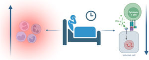 The pro-inflammatory (left) and immune depressing (right) effects of sleep disturbances such as insomnia.