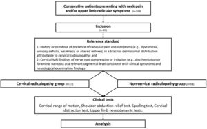 Consort flow of study patients.
