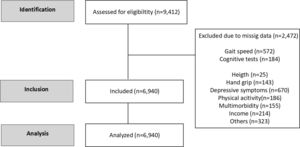 Flowchart of sample selection, ELSI-Brazil, 2015–16.