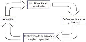 Etapas del ciclo formativo.
