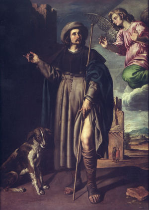 San Roque, de Urbano de Fos. Museo de Bellas Artes de Valencia.