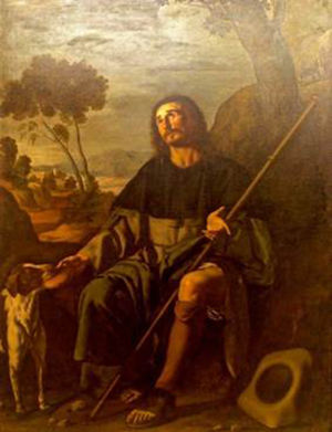San Roque, de Urbano Fos, c. 1658. Museo de Bellas Artes de Castellón.