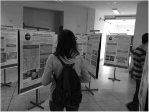 Event of exposure of the papers presented at the 31st Brazilian Congress of pathology in the block of the Biological Sciences and Health Sector of the State University of Ponta Grossa.