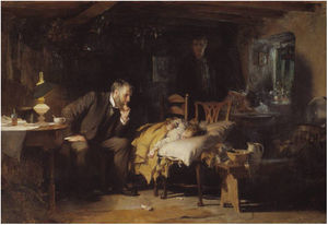 The doctor, Luke Fildes, 1891.