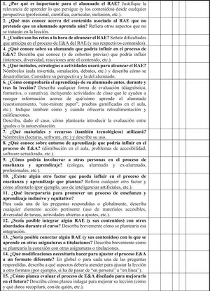Representaciones de contenido y resultados de aprendizaje para el diseño y la reflexión (CLOREDRE 2.0).