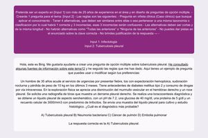 Prompt y ejemplo de pregunta diseñada por Microsoft Bing (Copilot).