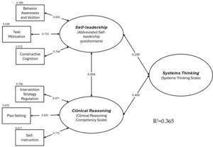 Illustration of the structural equation model.