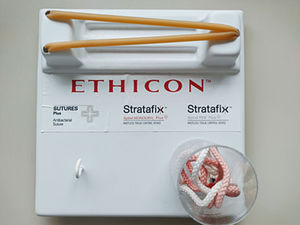 Low-cost simulation model used during the knot workshop.